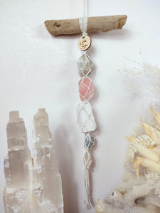 Moonstone - Rose Quarts - Selenite - Blue Calcite - Clear Quartz