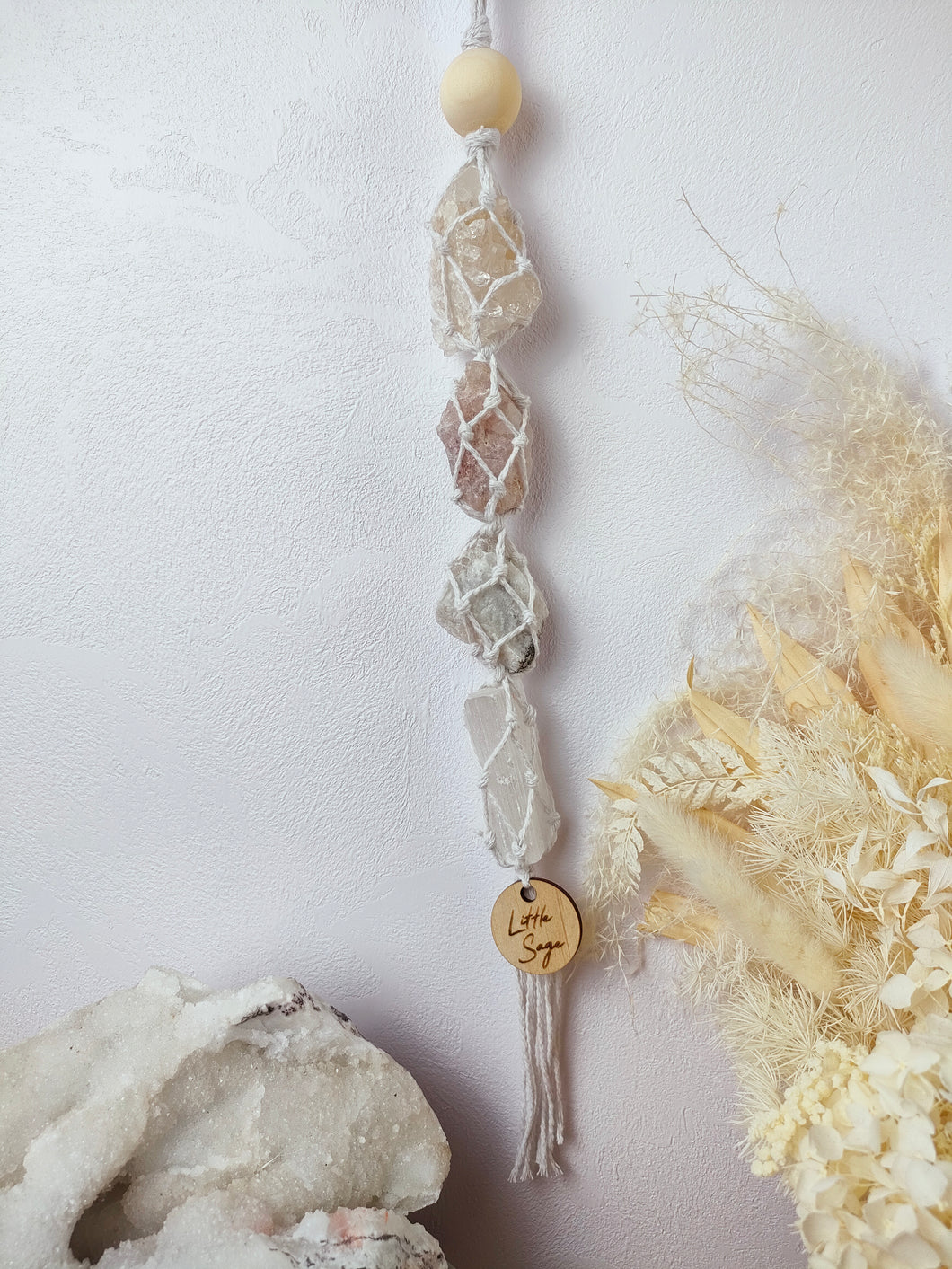 Clear Quartz - Tanzurine - Cream Moonstone - Selenite Petite