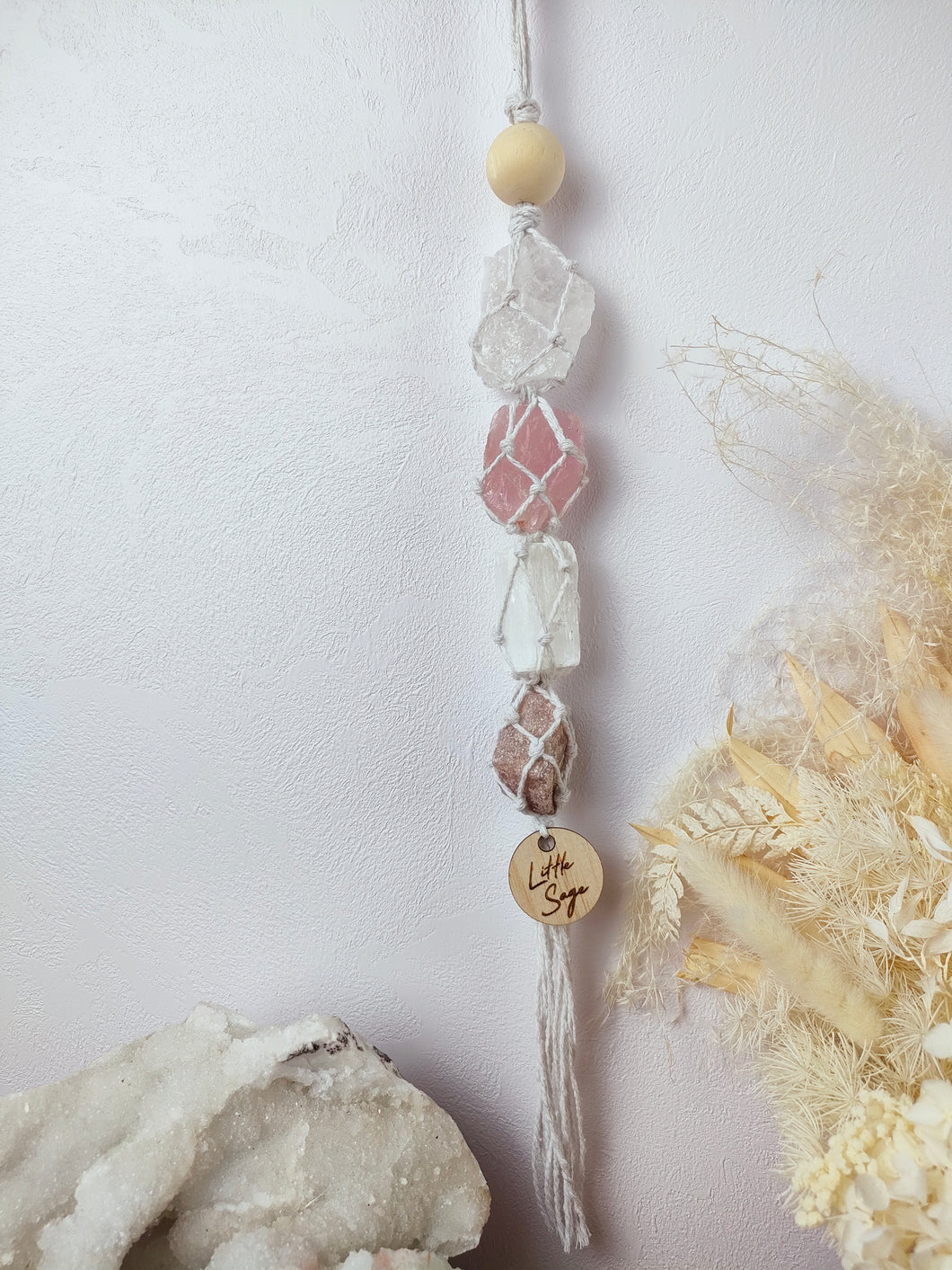Clear Quartz - Rose Quartz - Selenite - Tanzurine Petite