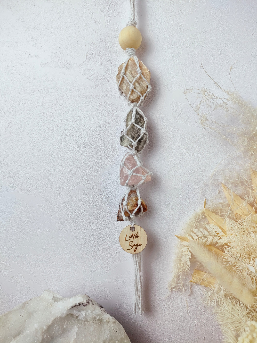 Cream Moonstone - Golden Beryl - Rose Quartz - Citrine Petite