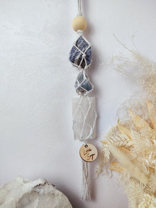 Sodalite - Blue Calcite - Selenite Petite
