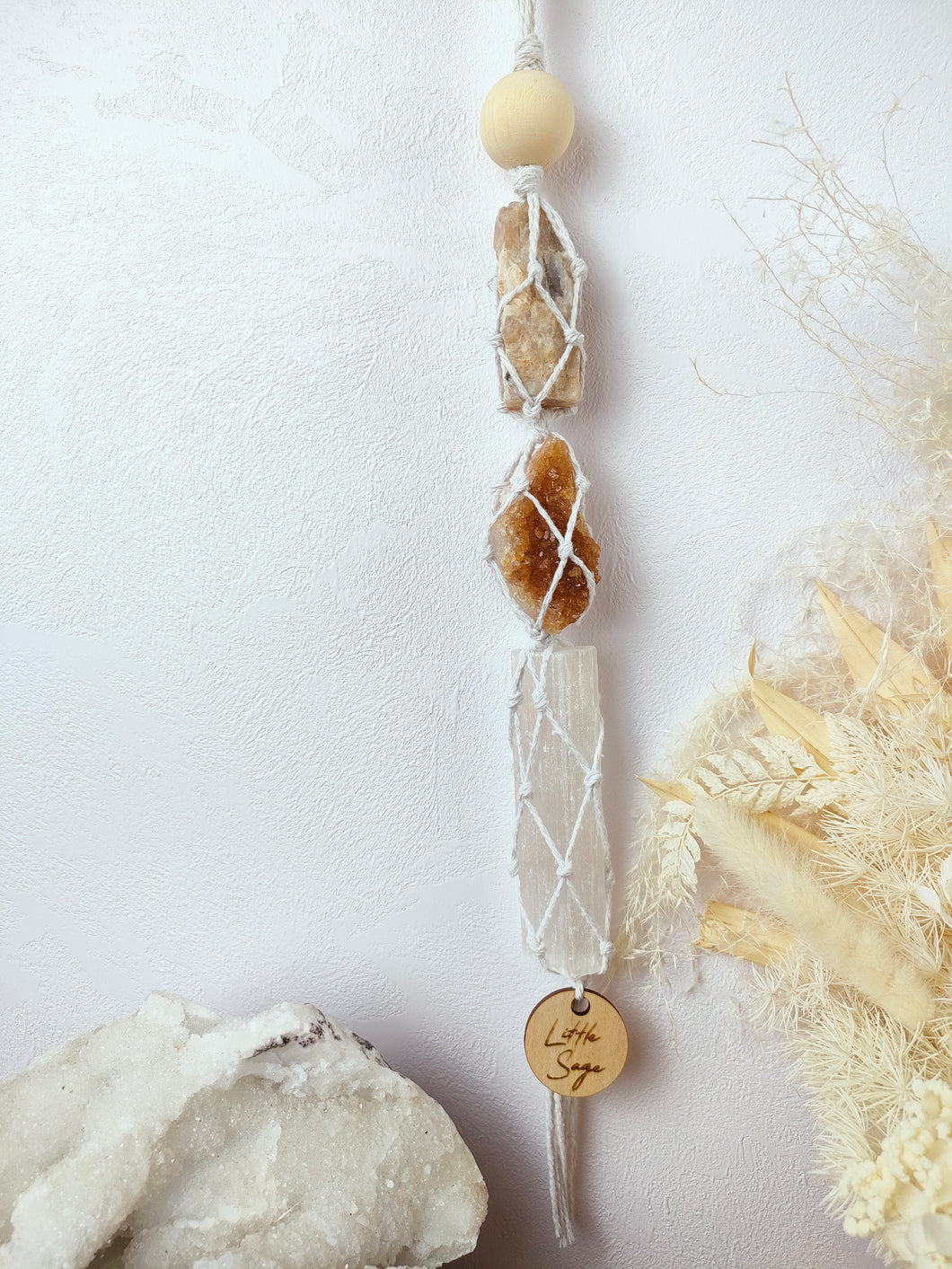 Cream Moonstone - Citrine - Selenite Petite