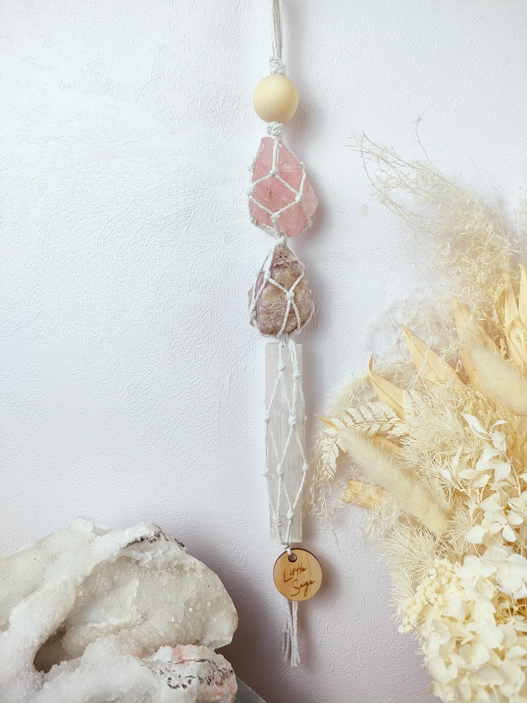 Rose Quartz - Tanzurine - Selenite Petite