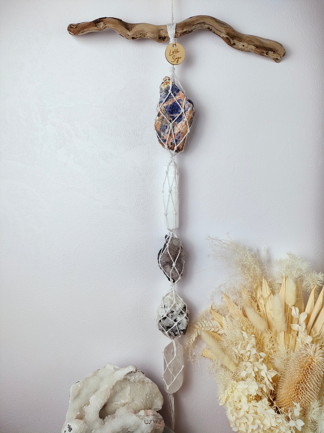 Sodalite - Selenite - Amethyst - Moonstone - Clear Quartz