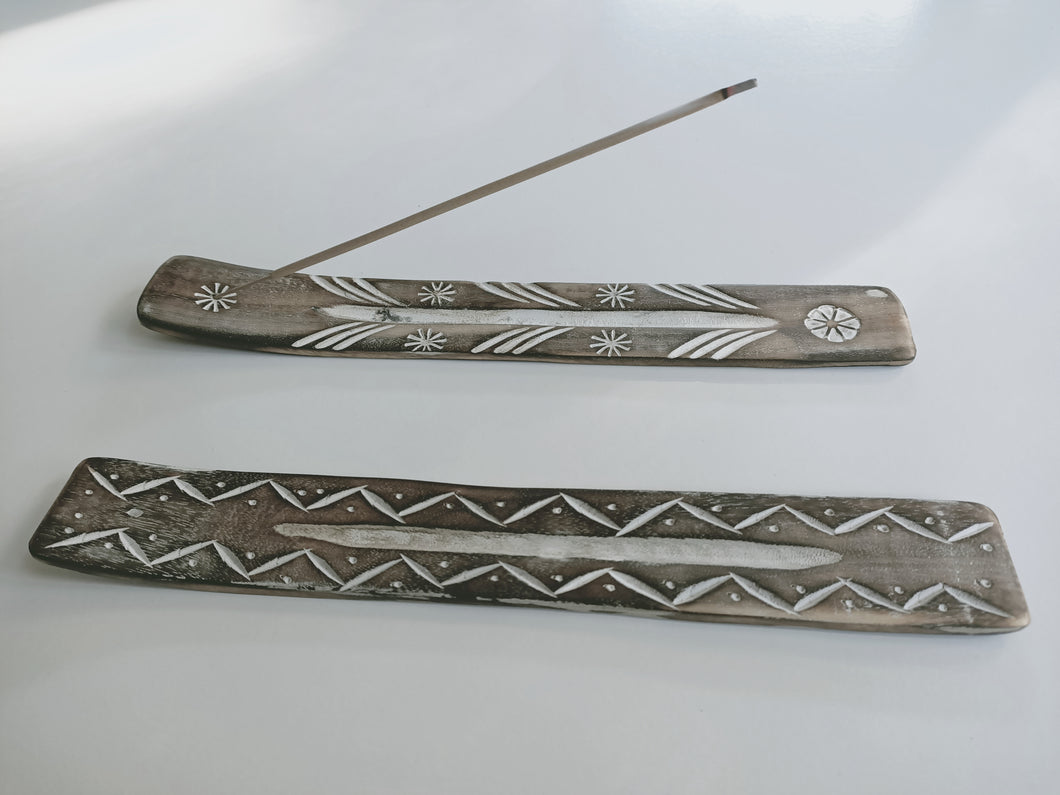 Wood Incense Holder