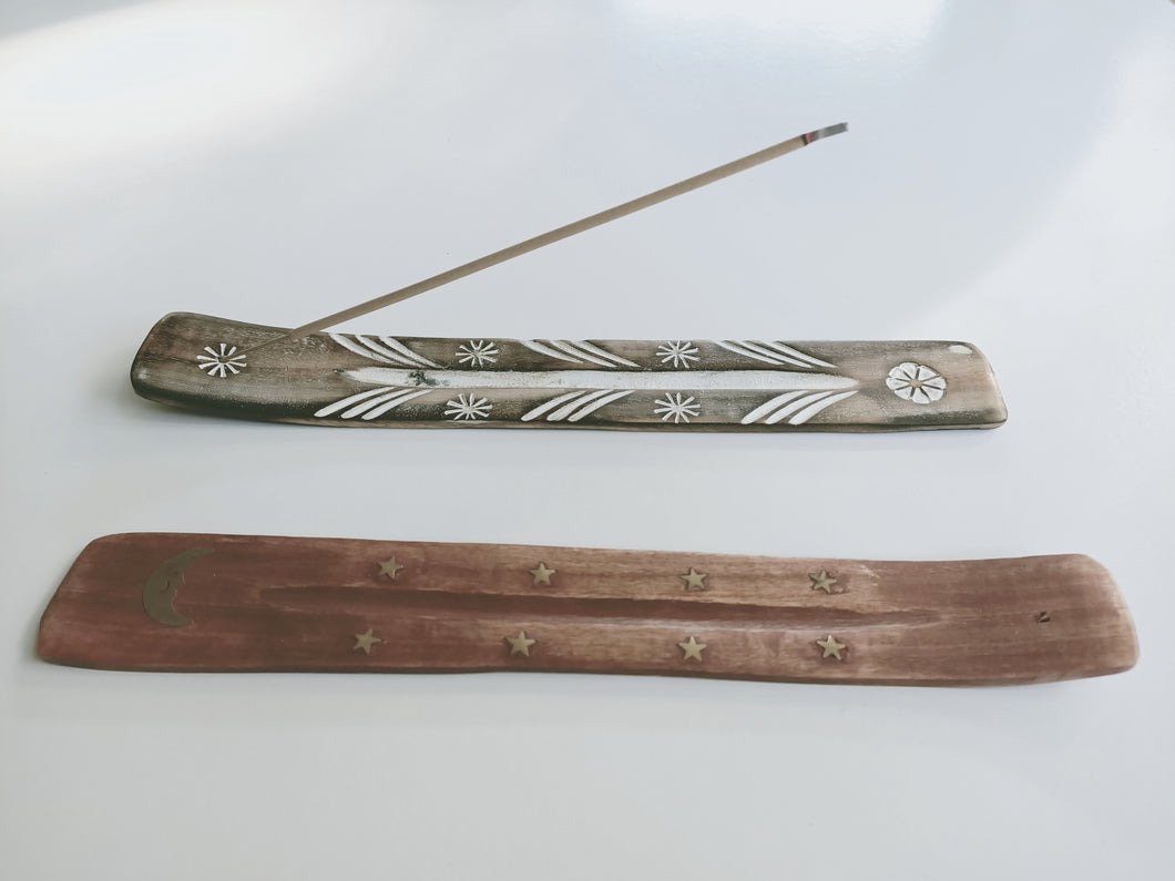 Wood Incense Holder