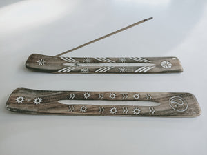 Wood Incense Holder