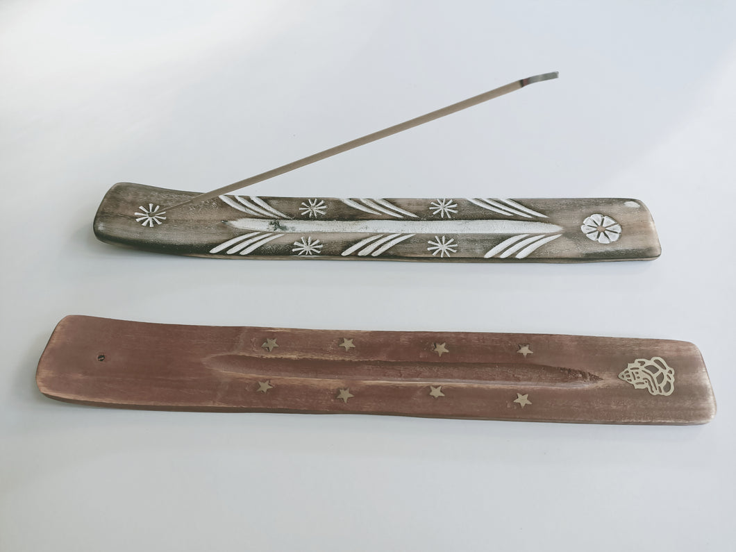 Wood Incense Holder