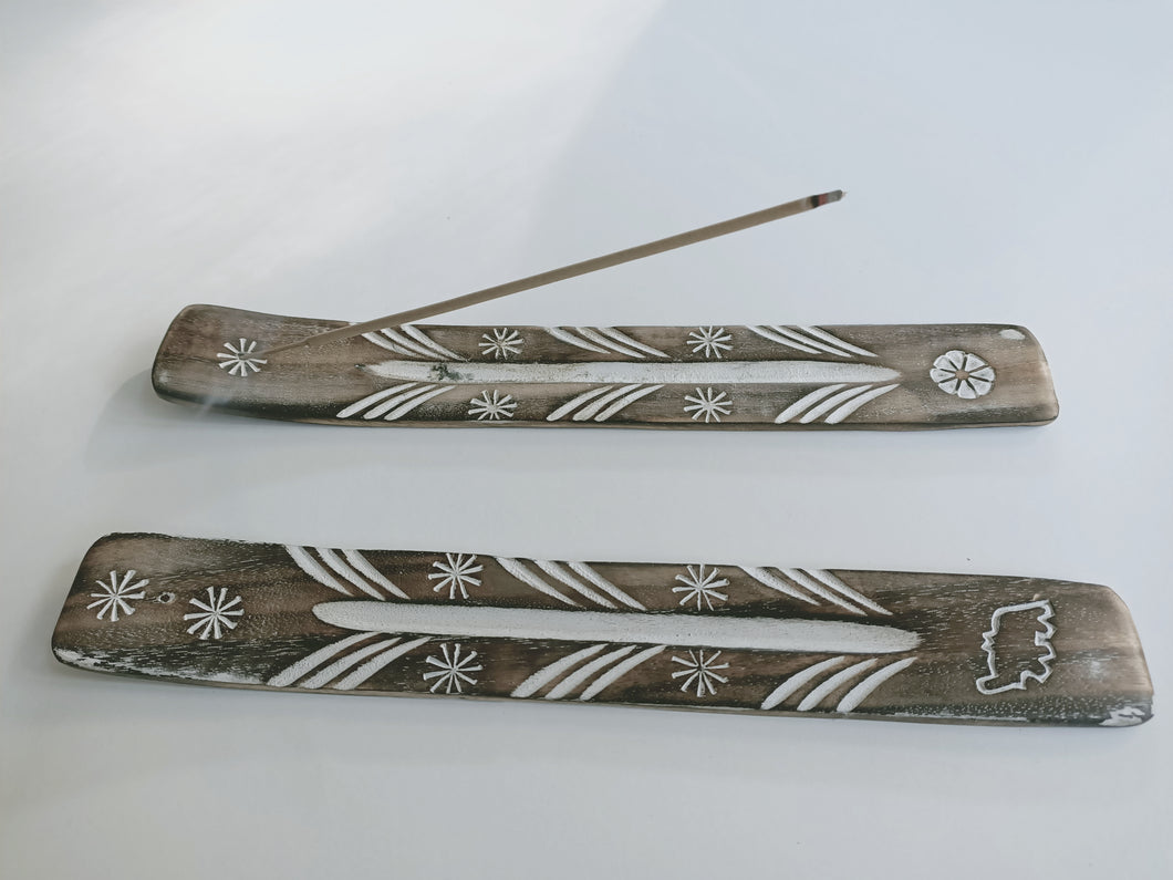 Wood Incense Holder