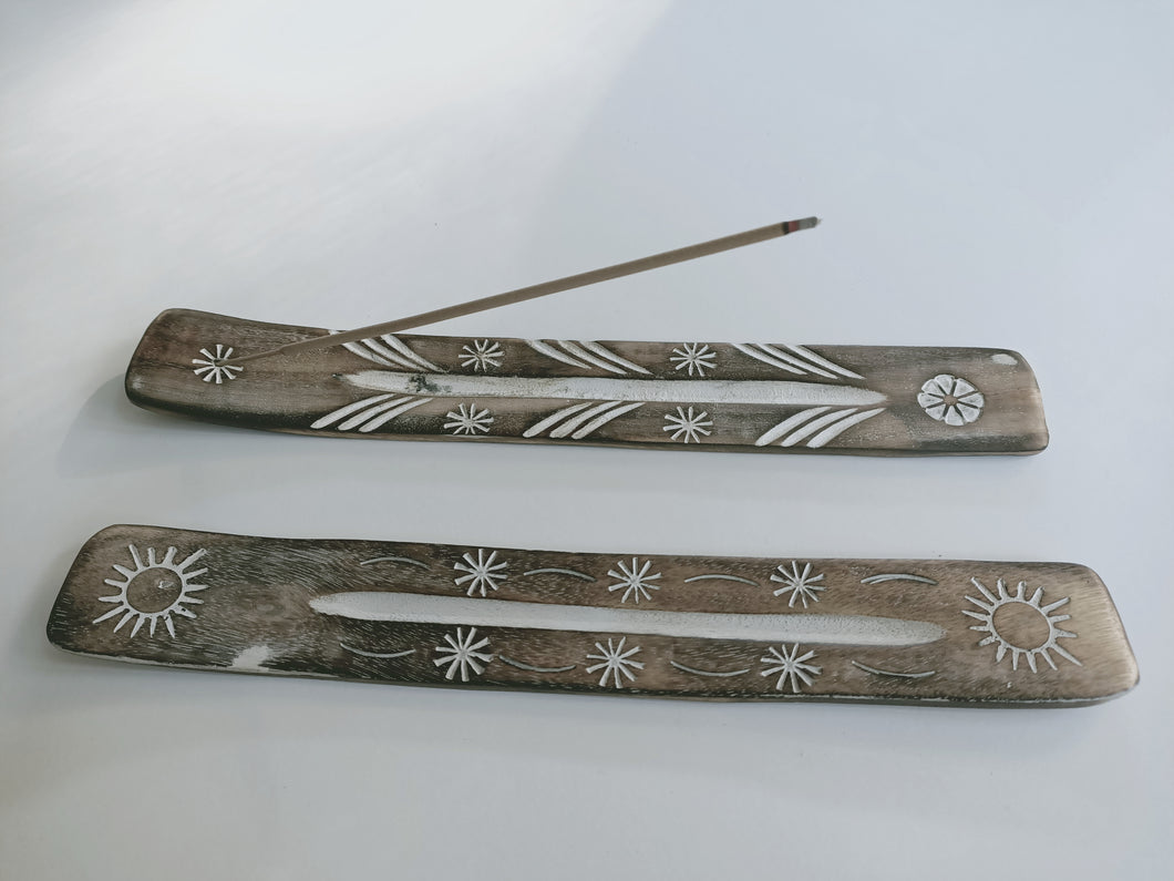 Wood Incense Holder