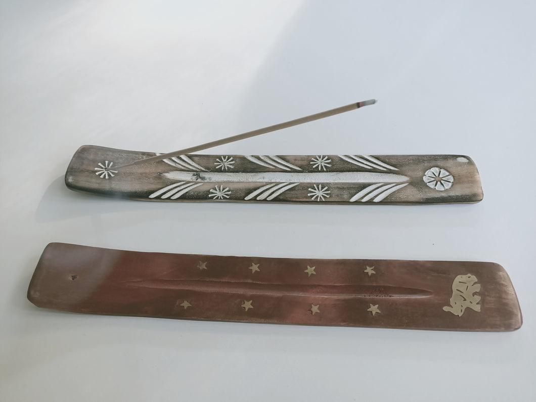 Wood Incense Holder