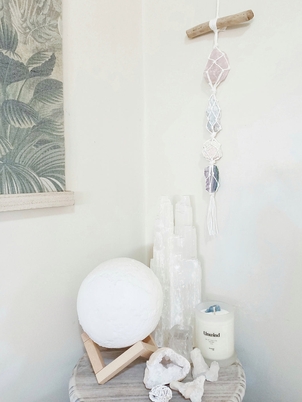 ‘Worthy’ Rose Quartz - Amethyst - Sunstone and Moonstone Wall Strand