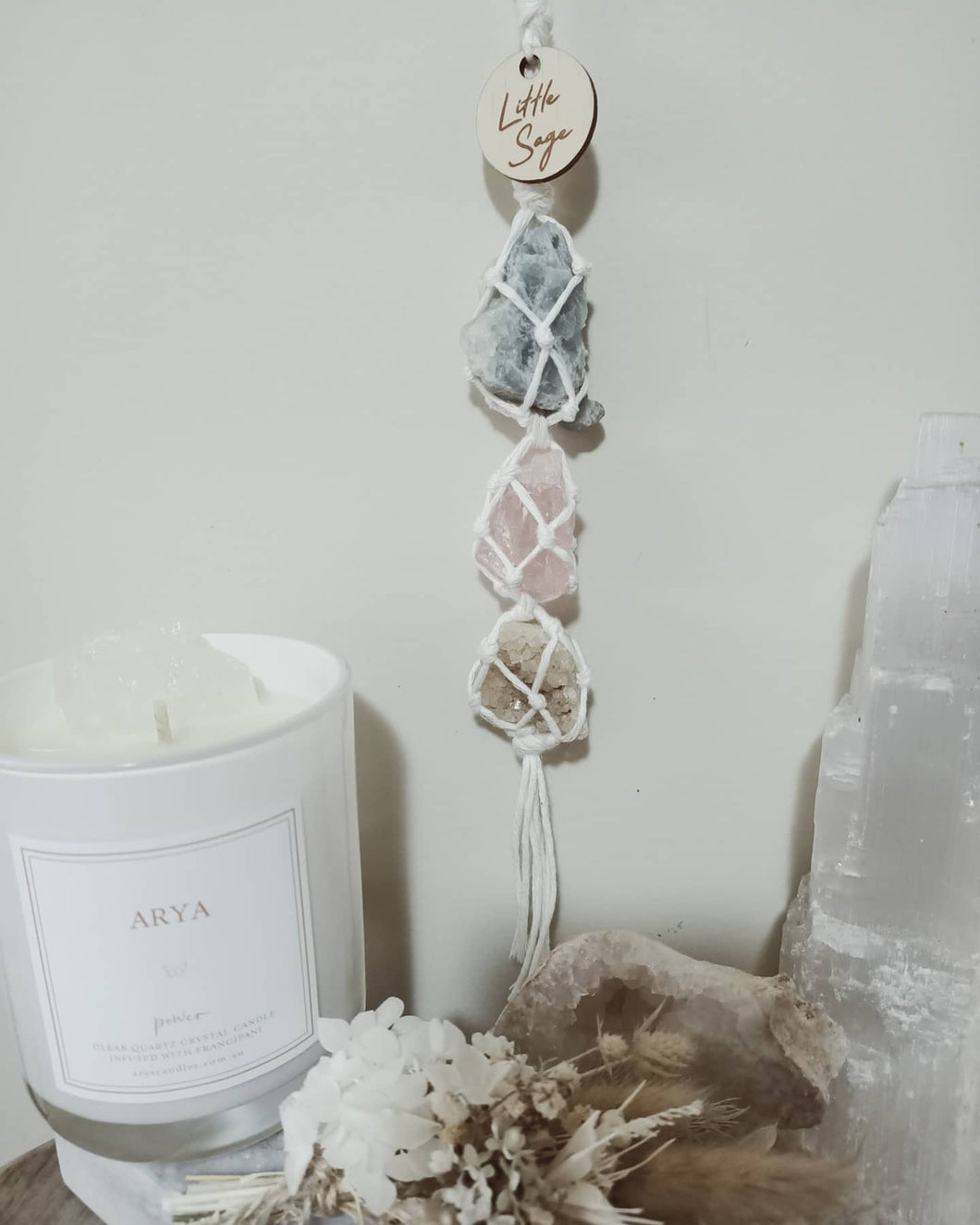 Blue Quartz - Rose Quartz - Citrine - Petite
