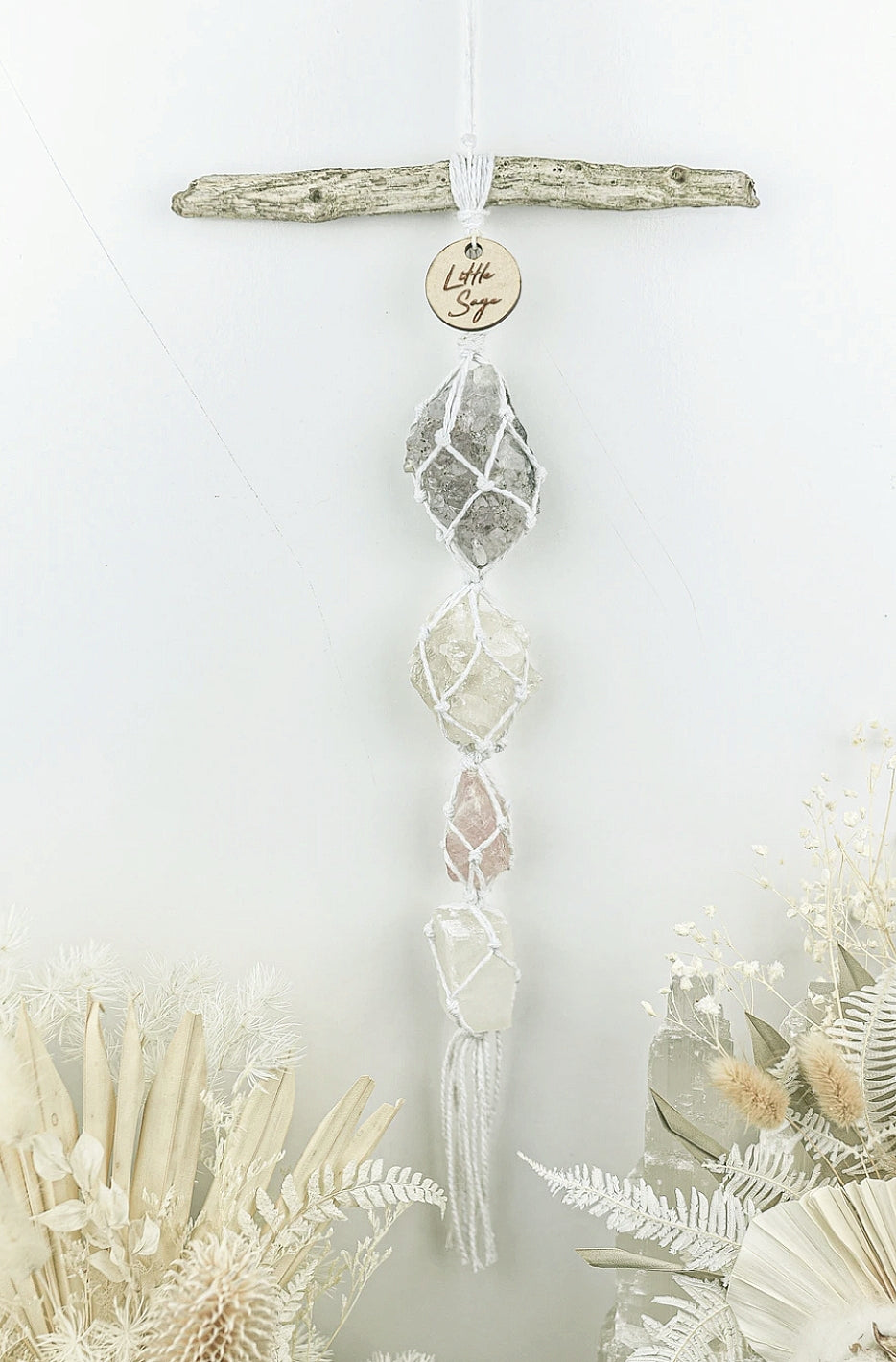 Amethyst - Clear Quartz - Rose Quartz - White Calcite