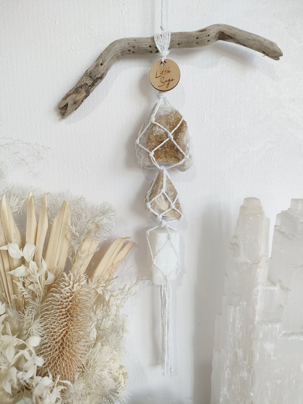 Citrine - Moonstone - Selenite