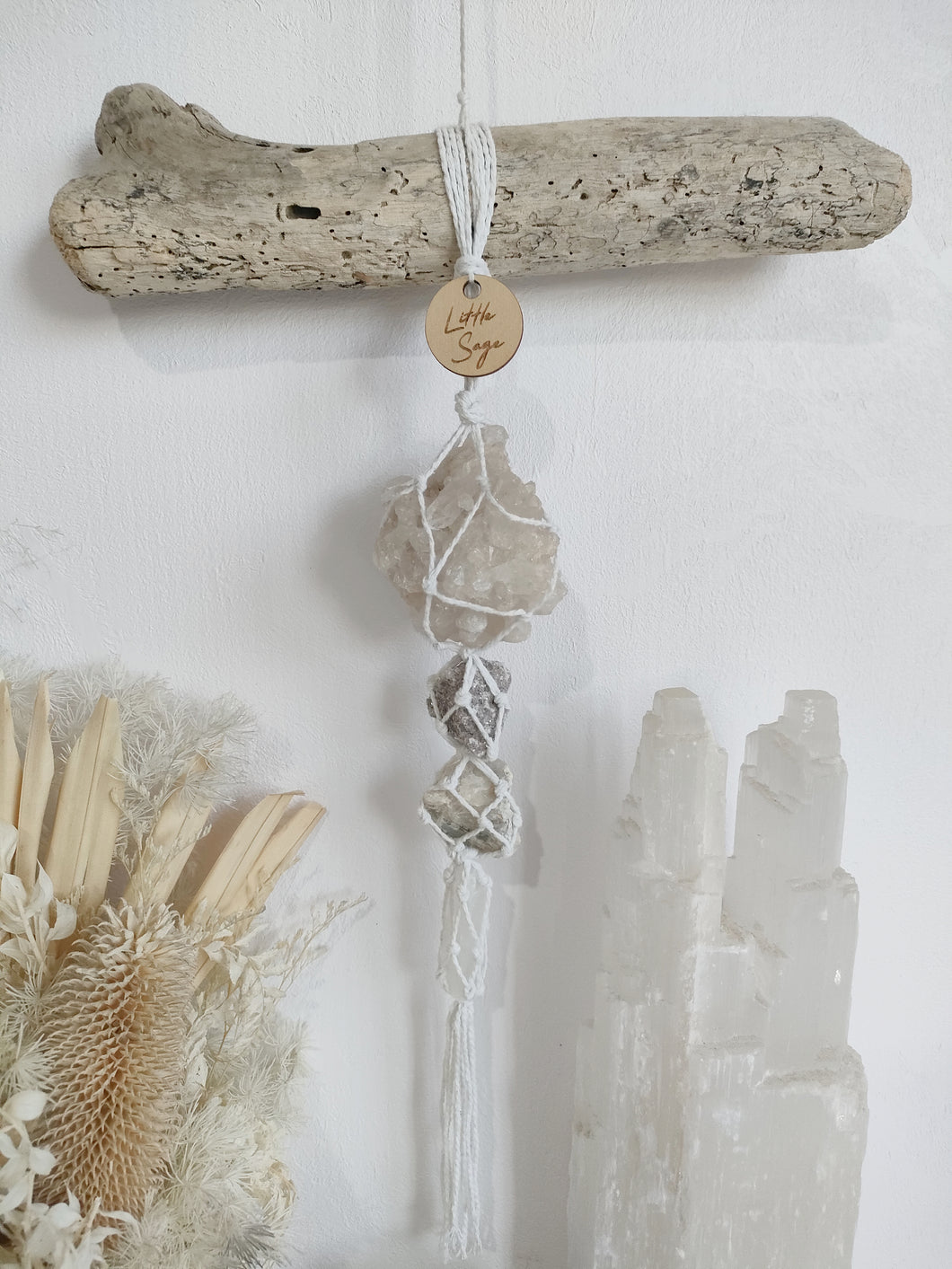 Clear Quartz - Lepidolite - Moonstone - Selenite