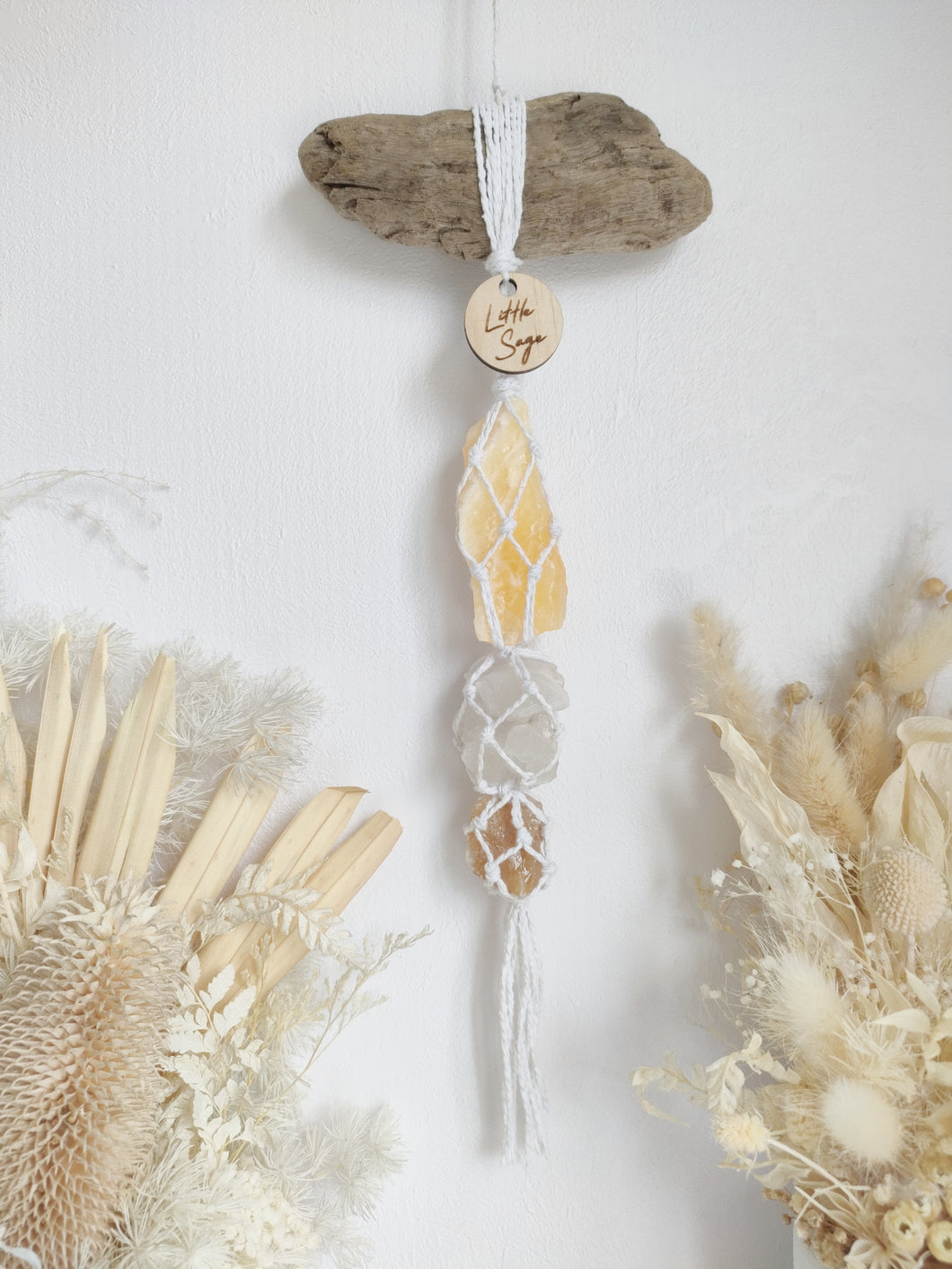 Calcite - Clear Quartz - Honey Calcite