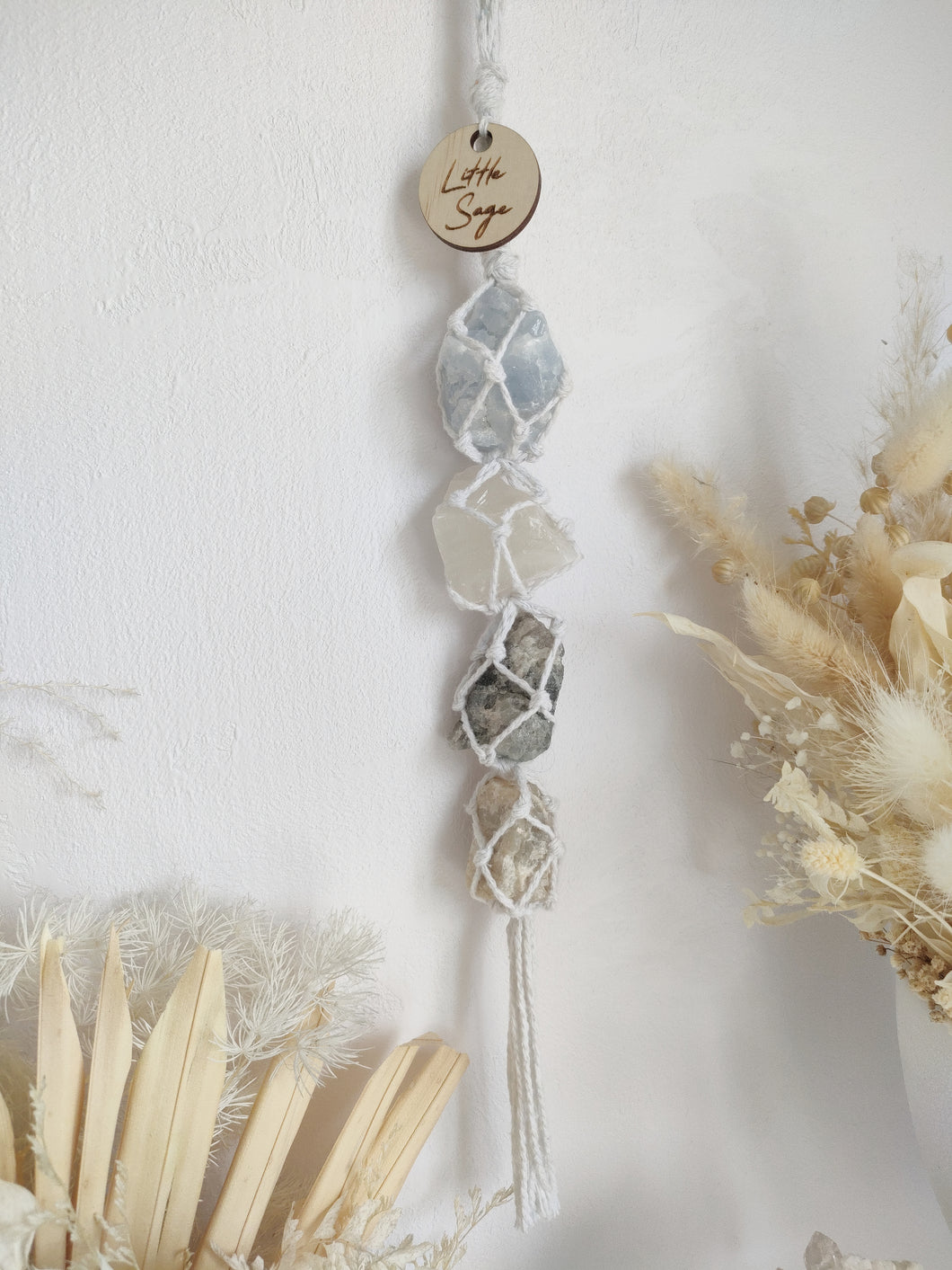 Blue Calcite - White Calcite - Golden Beryl - Moonstone Petite