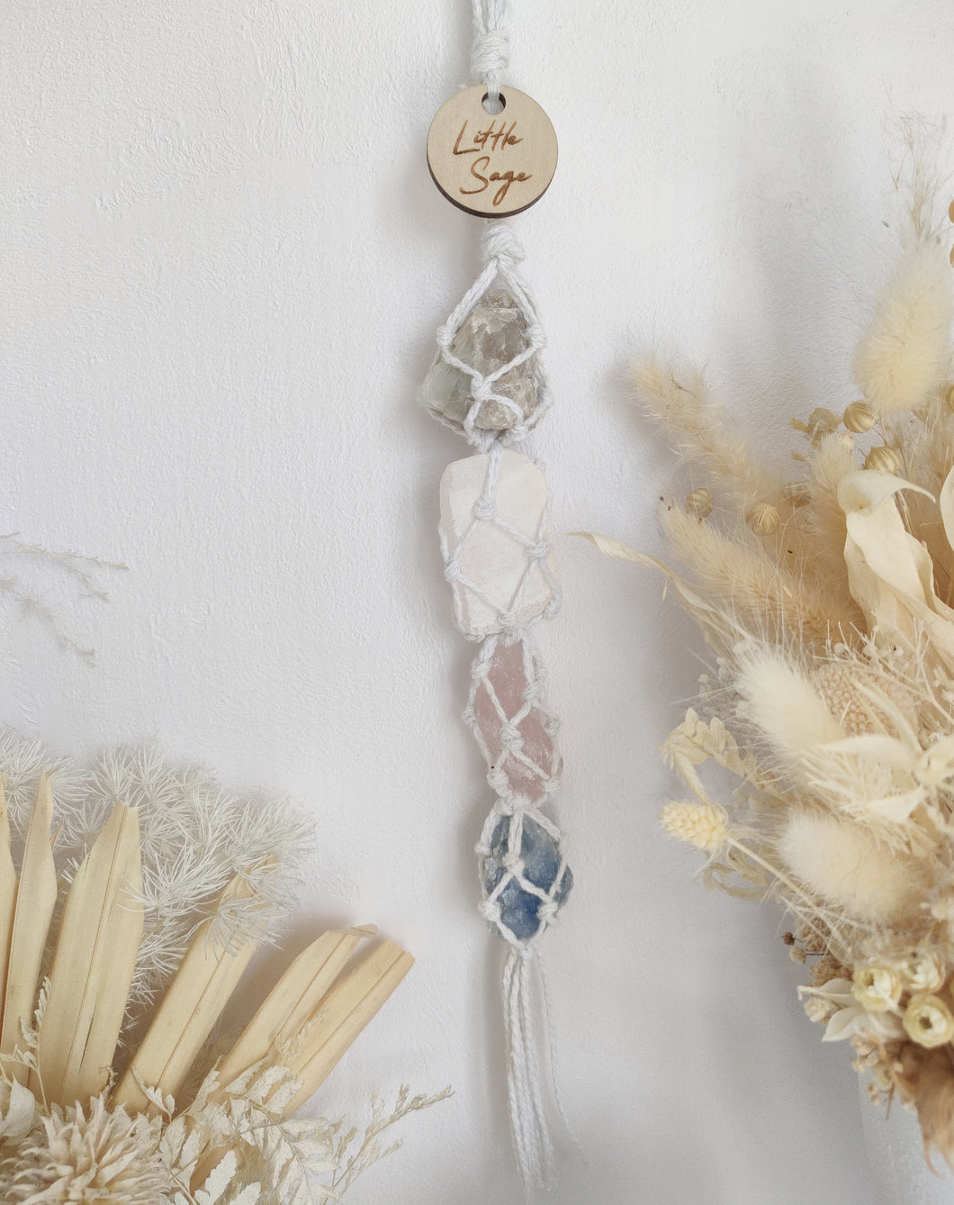 Moonstone - Mangano - Rose Quartz - Blue Calcite Petite