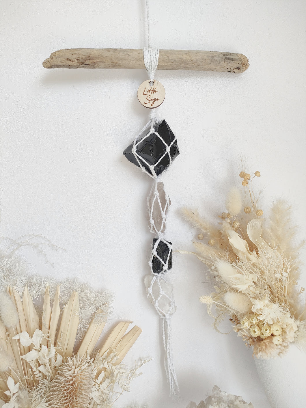 Obsidian - Smoky Quartz - Black Tourmaline - Clear Quartz