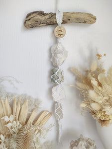 Clear Quartz Cluster - Golden Beryl - Mangano Calcite - White Calcite