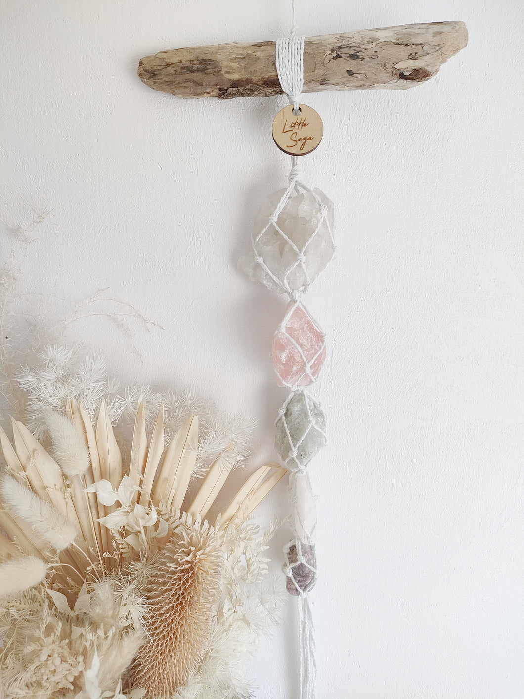 Clear Quartz - Rose Quartz - Golden Beryl - Mangano Calcite - Tanzurine