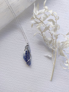 Kyanite Silver Chain