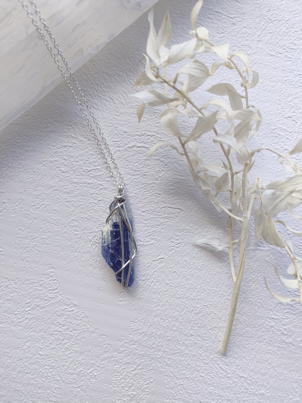 Kyanite Silver Chain