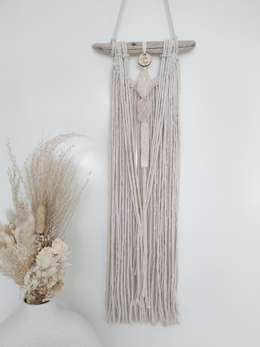 Peach Calcite - Rose Quartz - Selenite