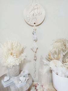 Moonstone - Clear Quartz - Citrine - Selenite with Clear Quartz Generator