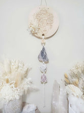 Load image into Gallery viewer, Amethyst - Moonstone - Tanzurine Quartz Line Art Botanical

