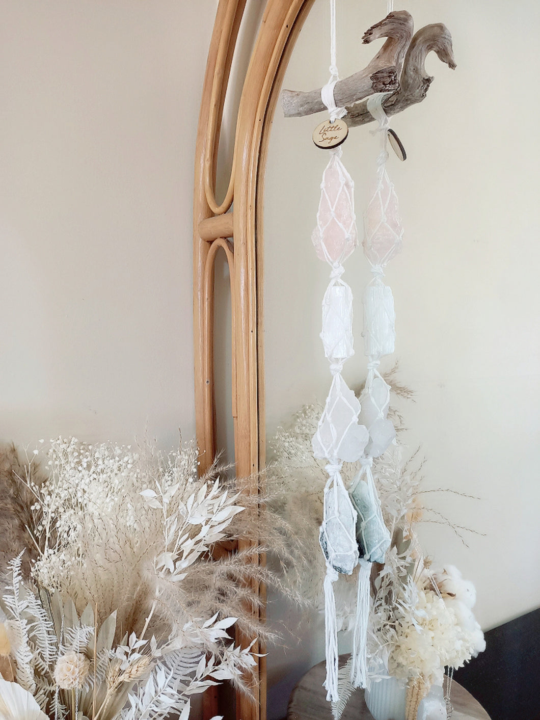 Rose Quartz - Selenite - Clear Quartz - Moonstone