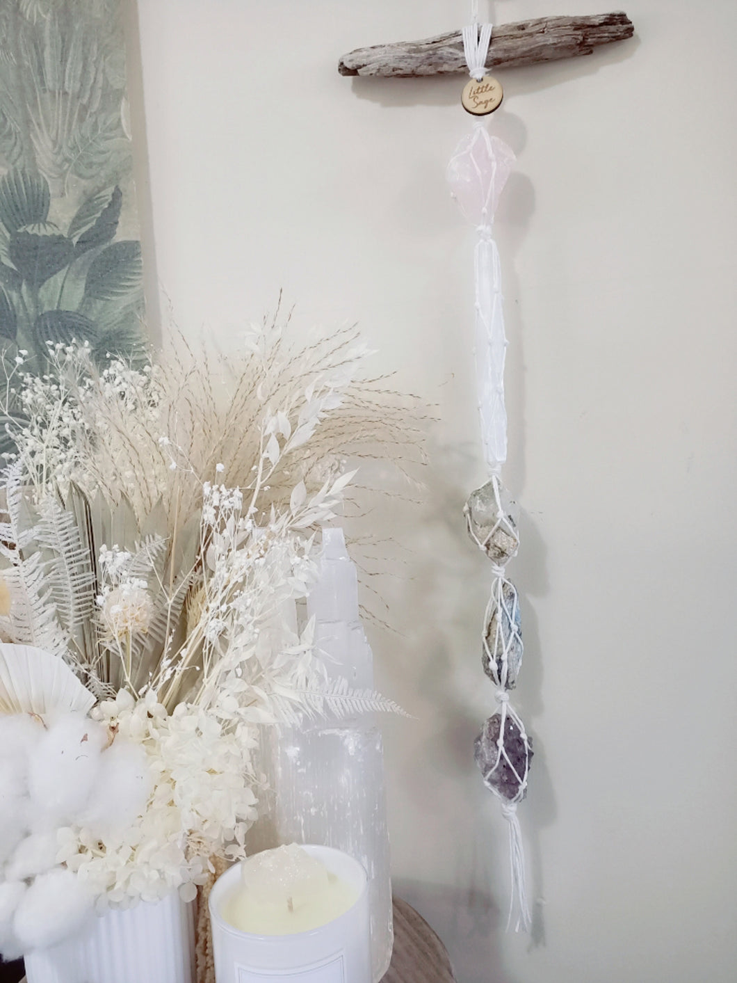 Rose Quartz - Selenite- Amethyst - Kyanite - Green Tourmaline