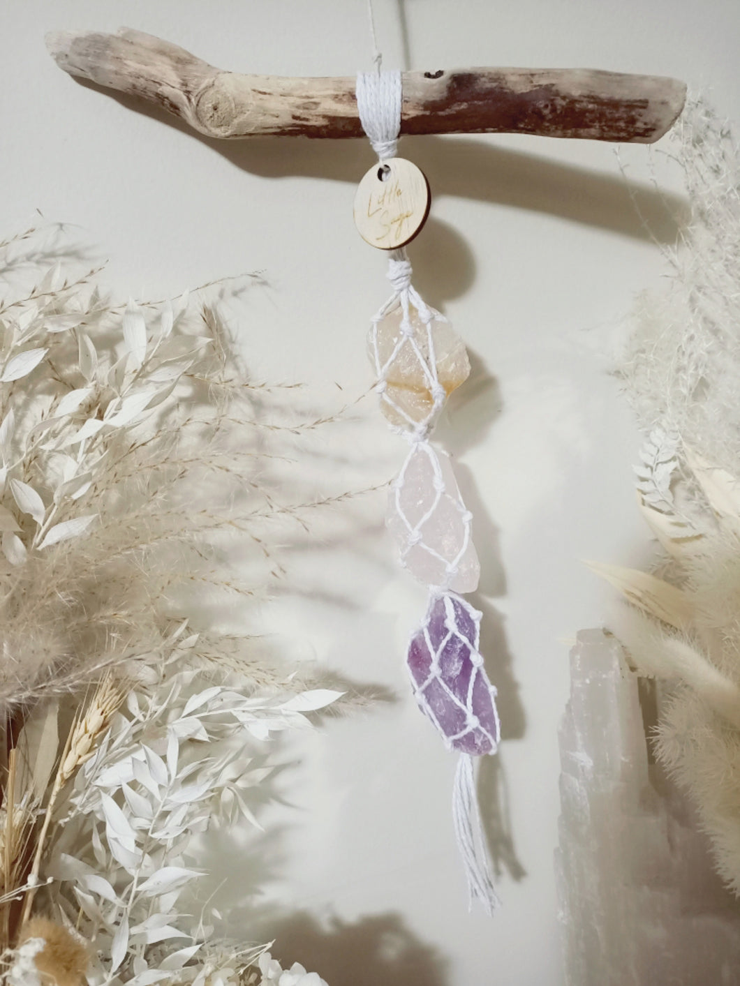 Calcite - Rose Quartz - Amethyst