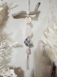 Rose Quartz - Spinel Matrix - Tanzurine