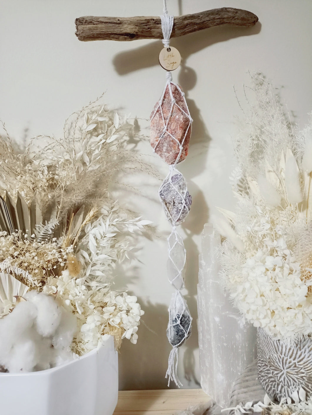 Sunstone - Lepidolite - Clear Quartz - Moonstone