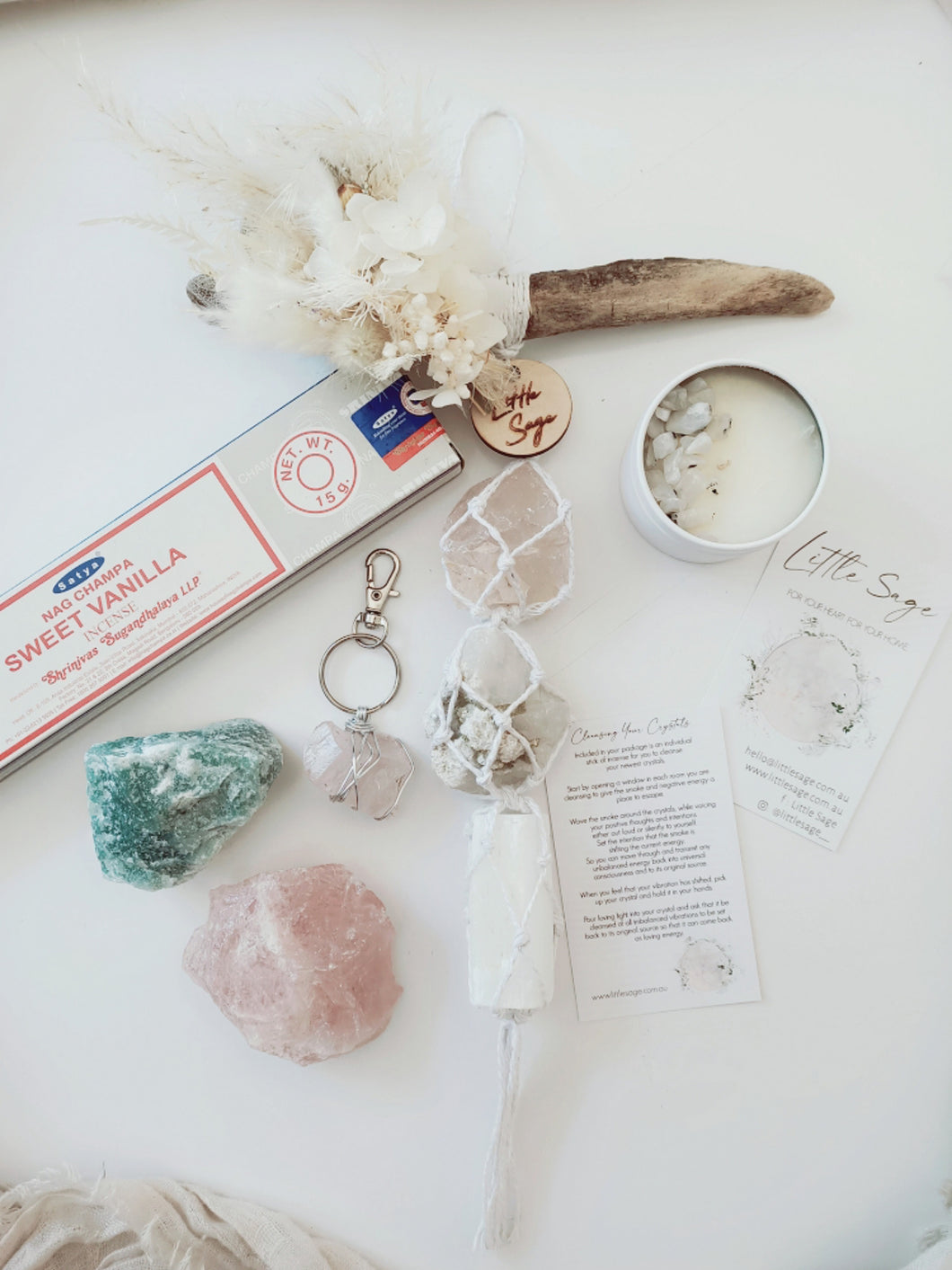 Intuitive Gift Box with Botanical Wall Hanging