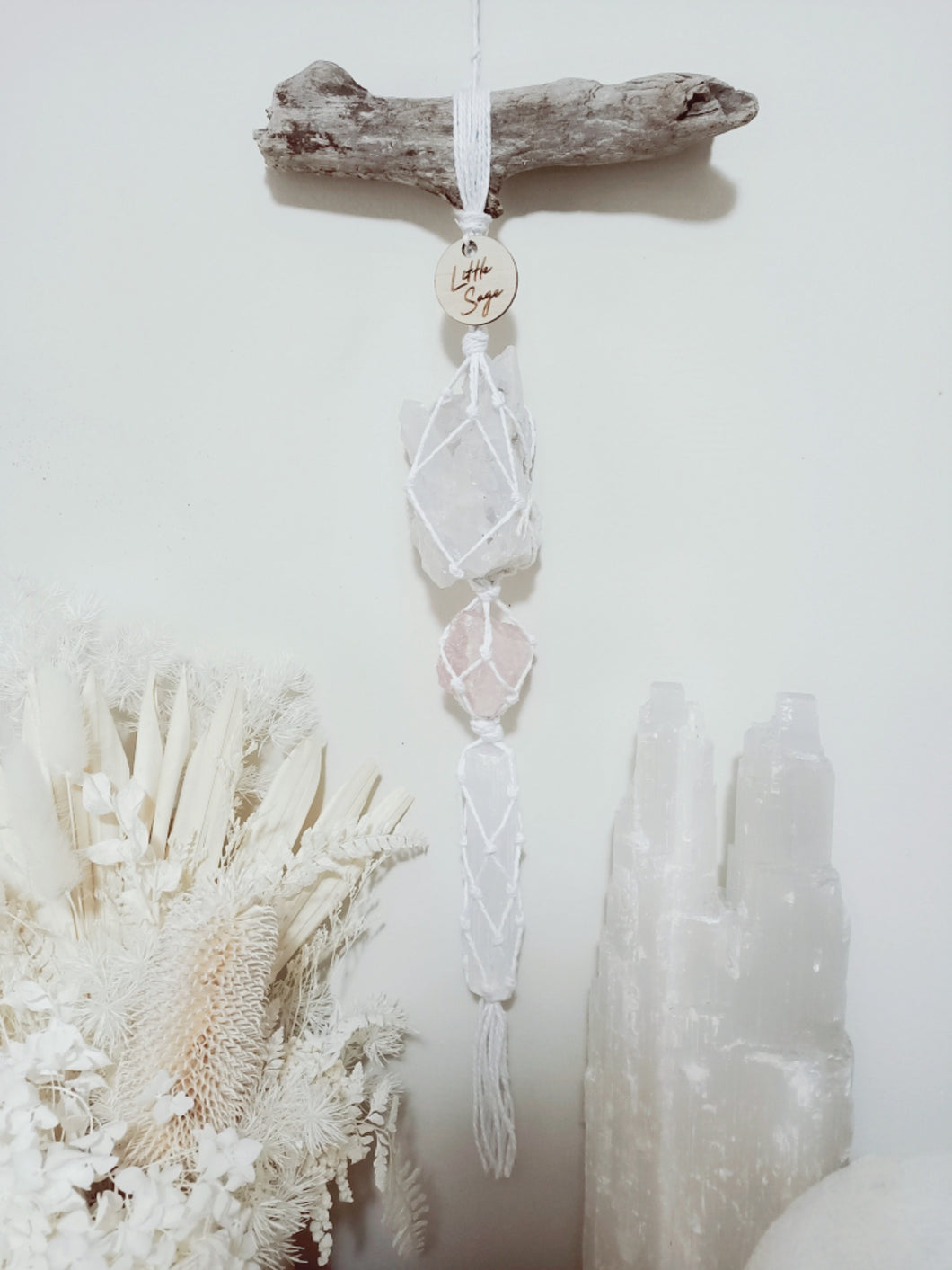 Clear Quartz - Rose Quartz - Selenite