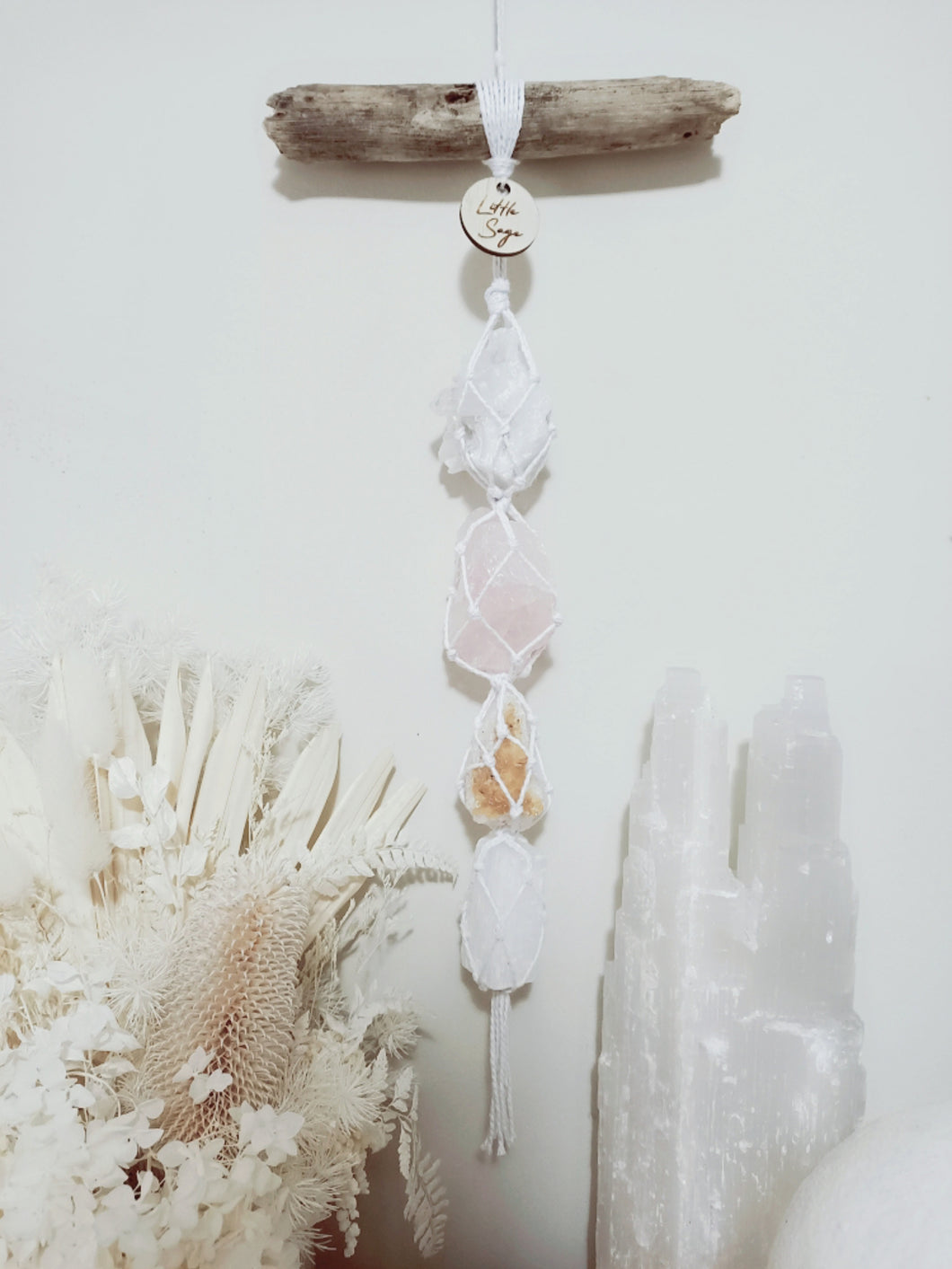 Clear Quartz Cluster - Rose Quartz - Citrine - Selenite