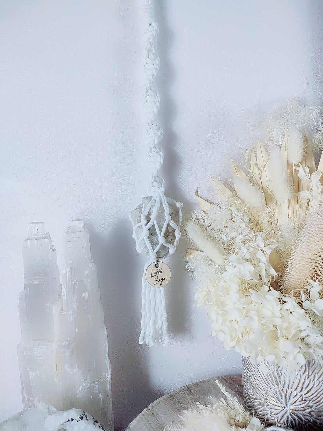 Clear Quartz - Crystal Cord Droplet
