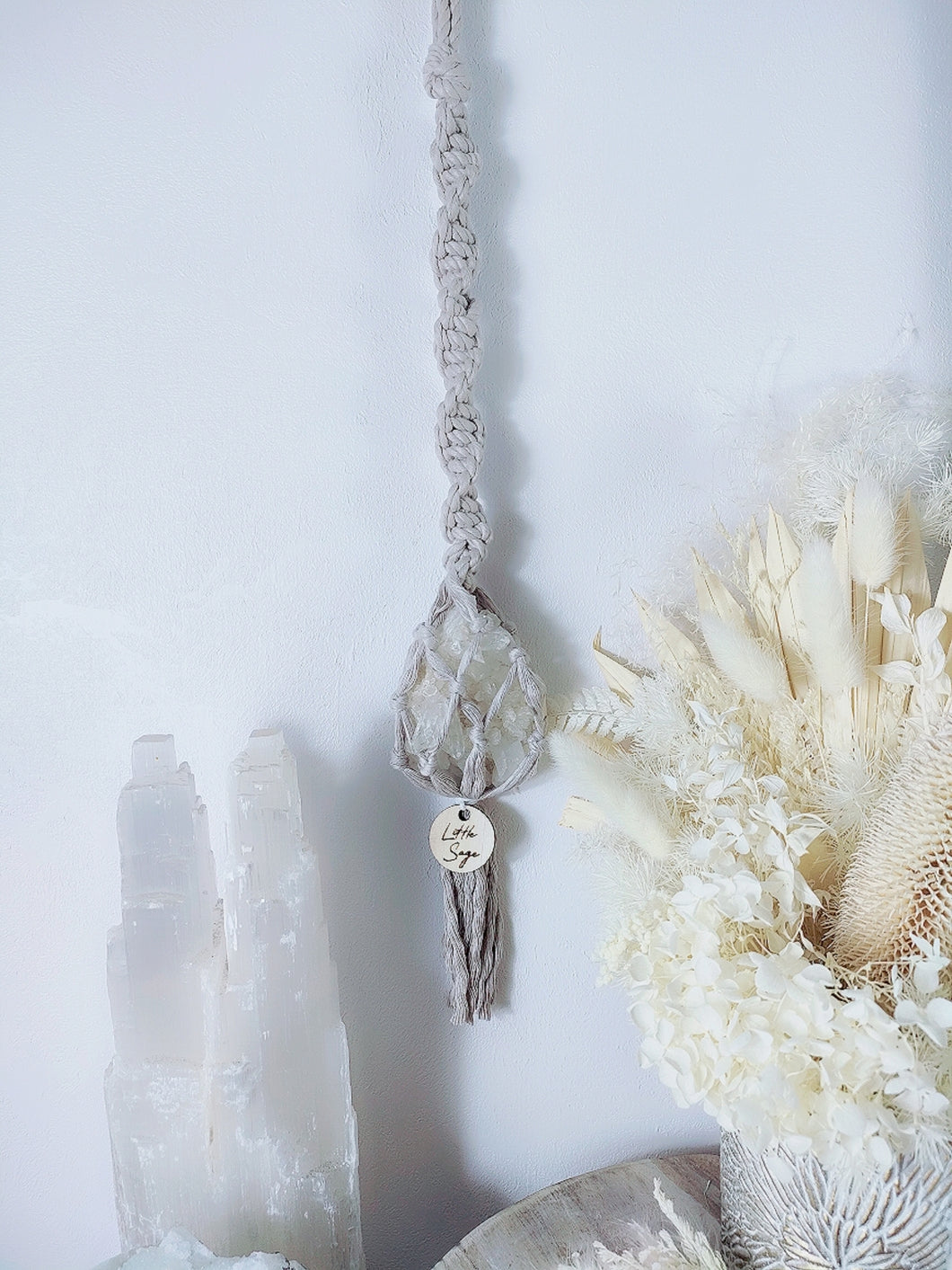 Clear Quartz - Crystal Cord Droplet