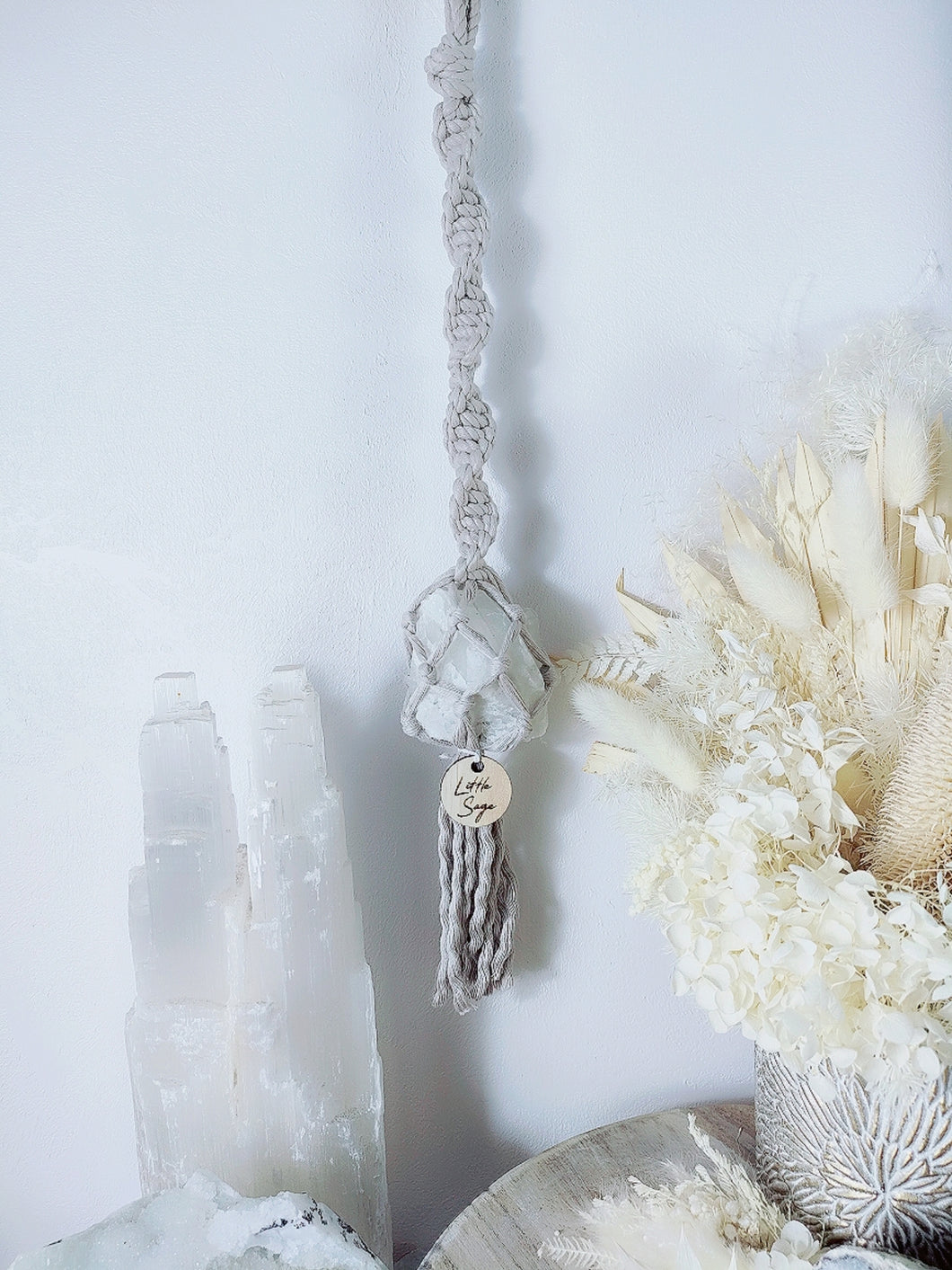 Clear Quartz - Crystal Cord Droplet