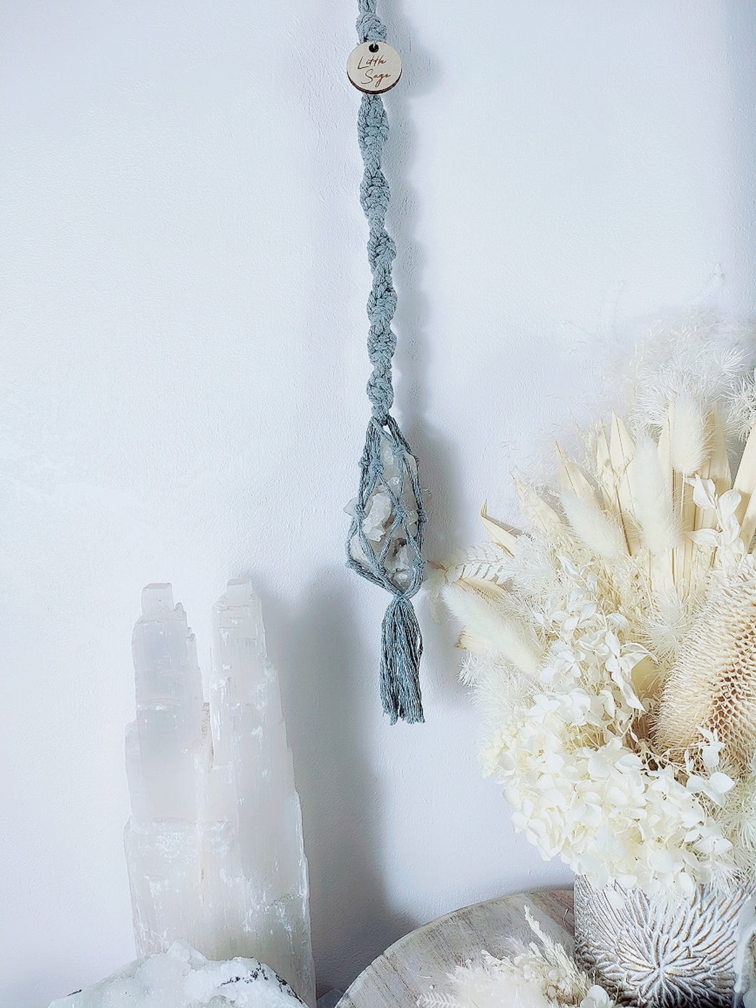 Clear Quartz Cluster - Crystal Cord Droplet