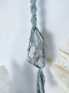 Clear Quartz Cluster - Crystal Cord Droplet