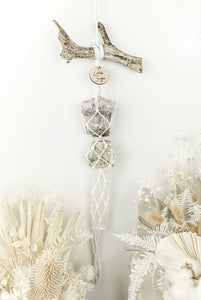Amethyst - Cream Moonstone - Selenite